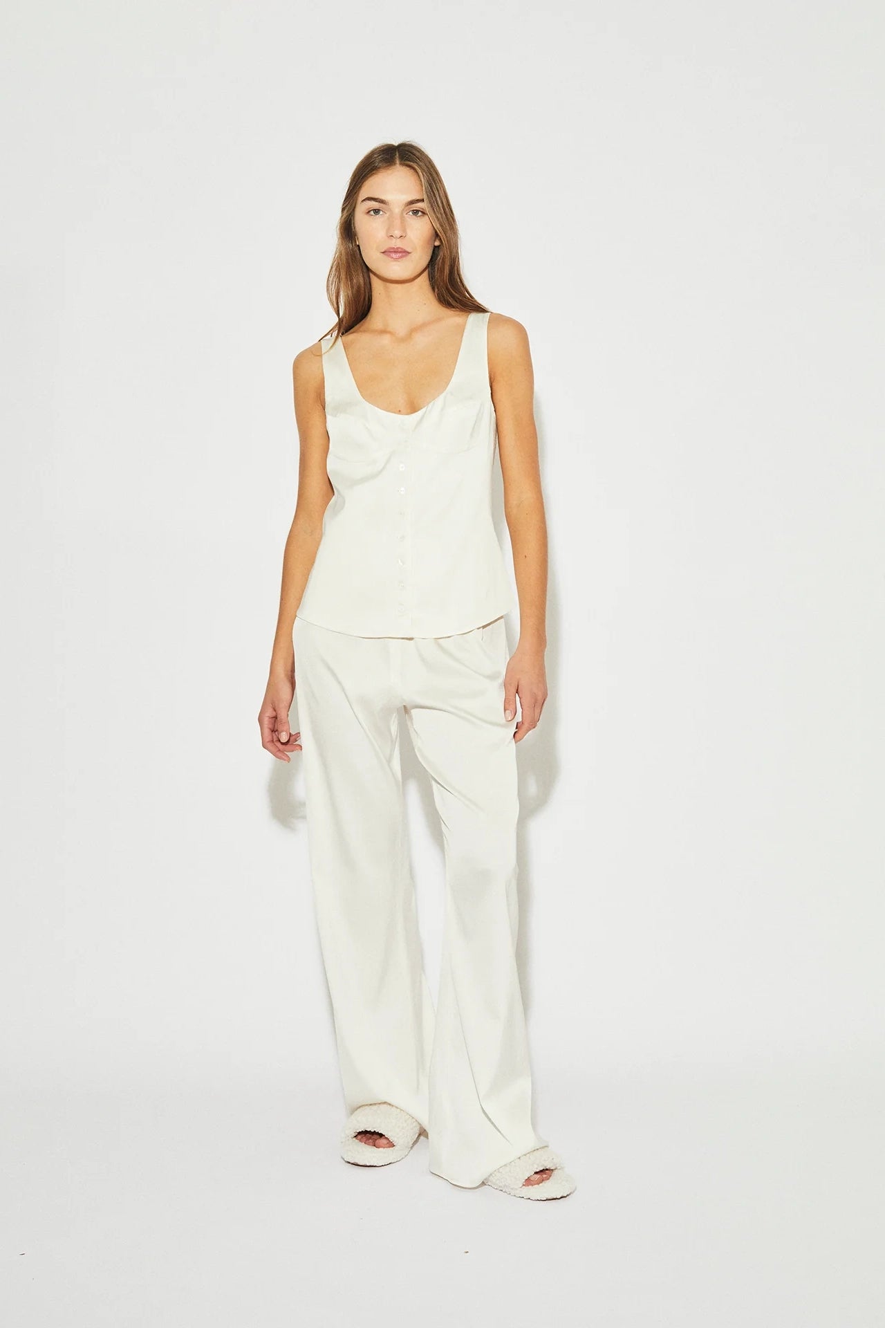 Straight Leg Pant Ivory