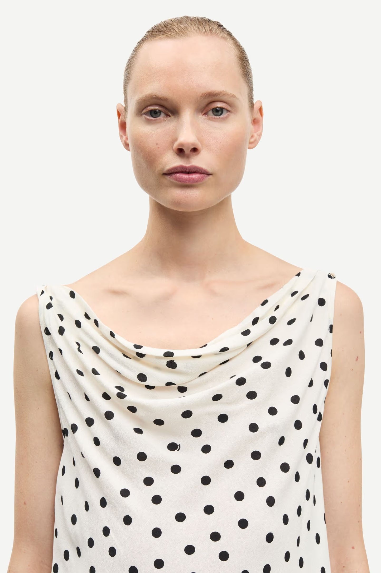 Sapoppy Top Drfiting Dots Egret