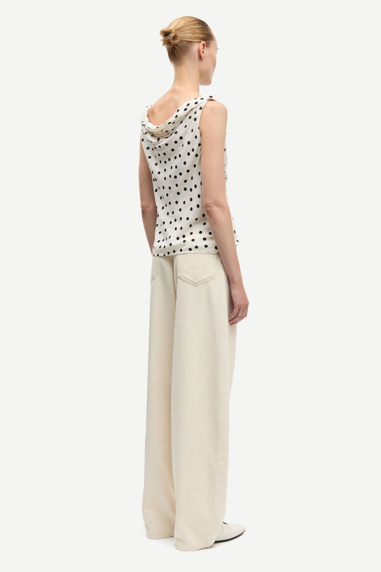 Sapoppy Top Drfiting Dots Egret