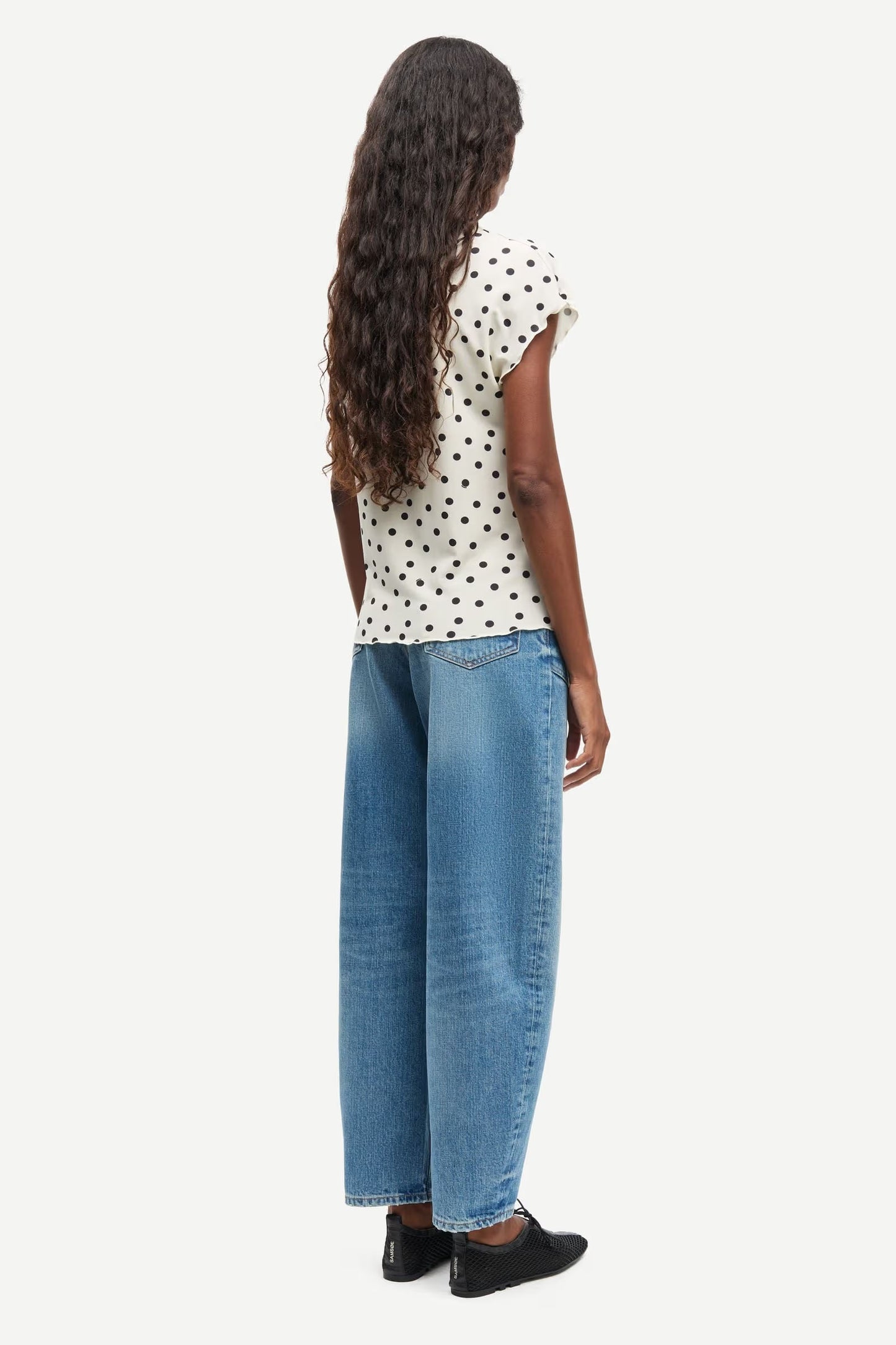 Saumi top Drifting Dots Egret