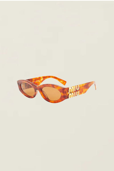Miu Miu Glimpse Sunglasses Havana 0MU 11WS - Laneway Boutique