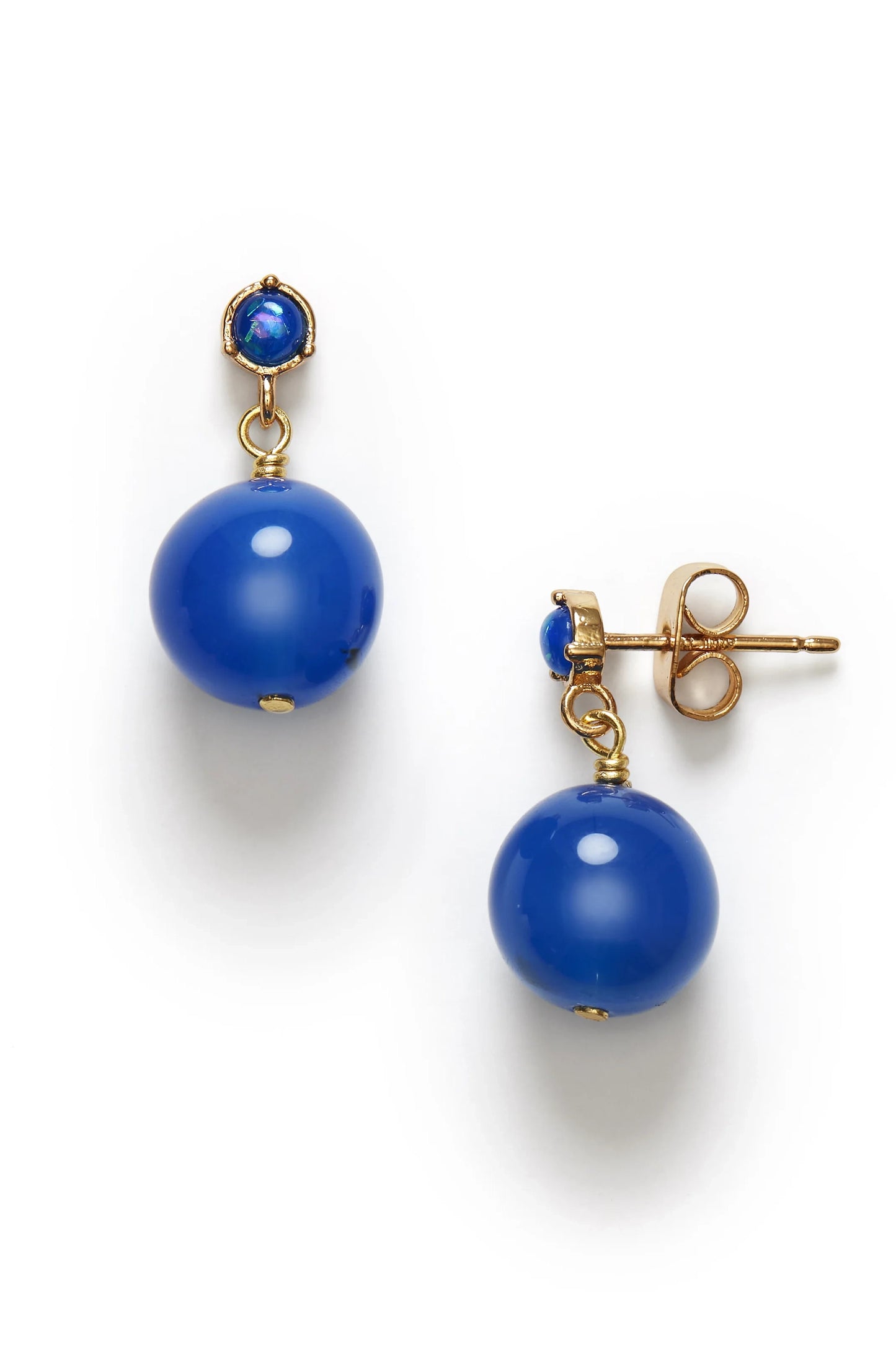 Ball Earring Pacific Blue