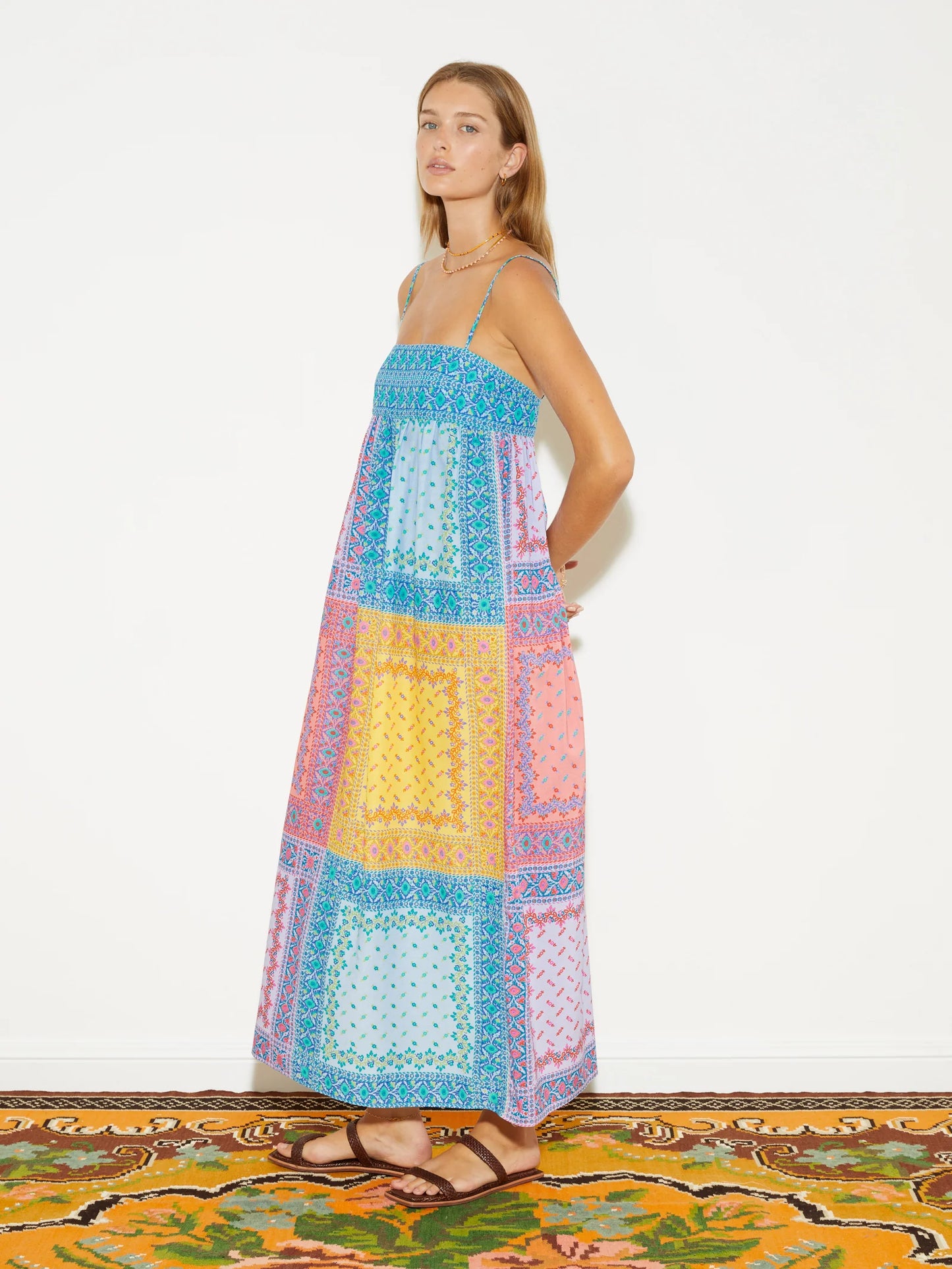Bon Bon Maxi Bodice Dress Mosaic