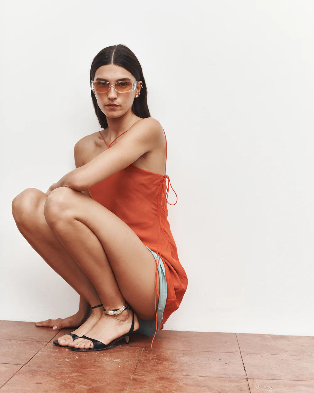 Danica Tie Mini Dress