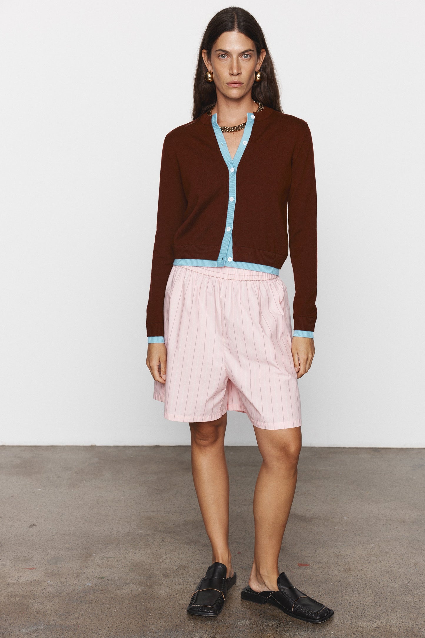 Roy Cardigan Brown