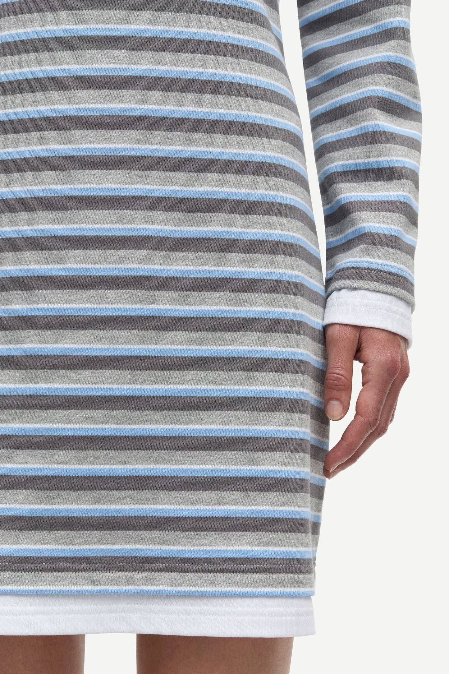 Samsoe Samsoe Samadison Dress Grey Blue