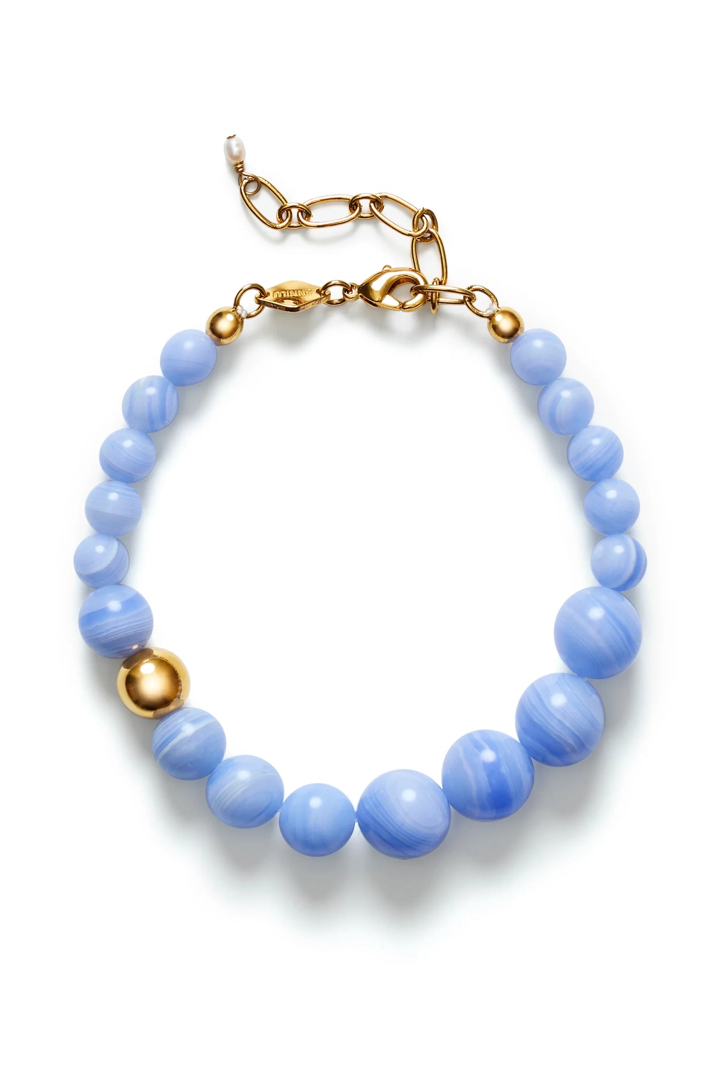 Float Bracelet Blue Lace Agate