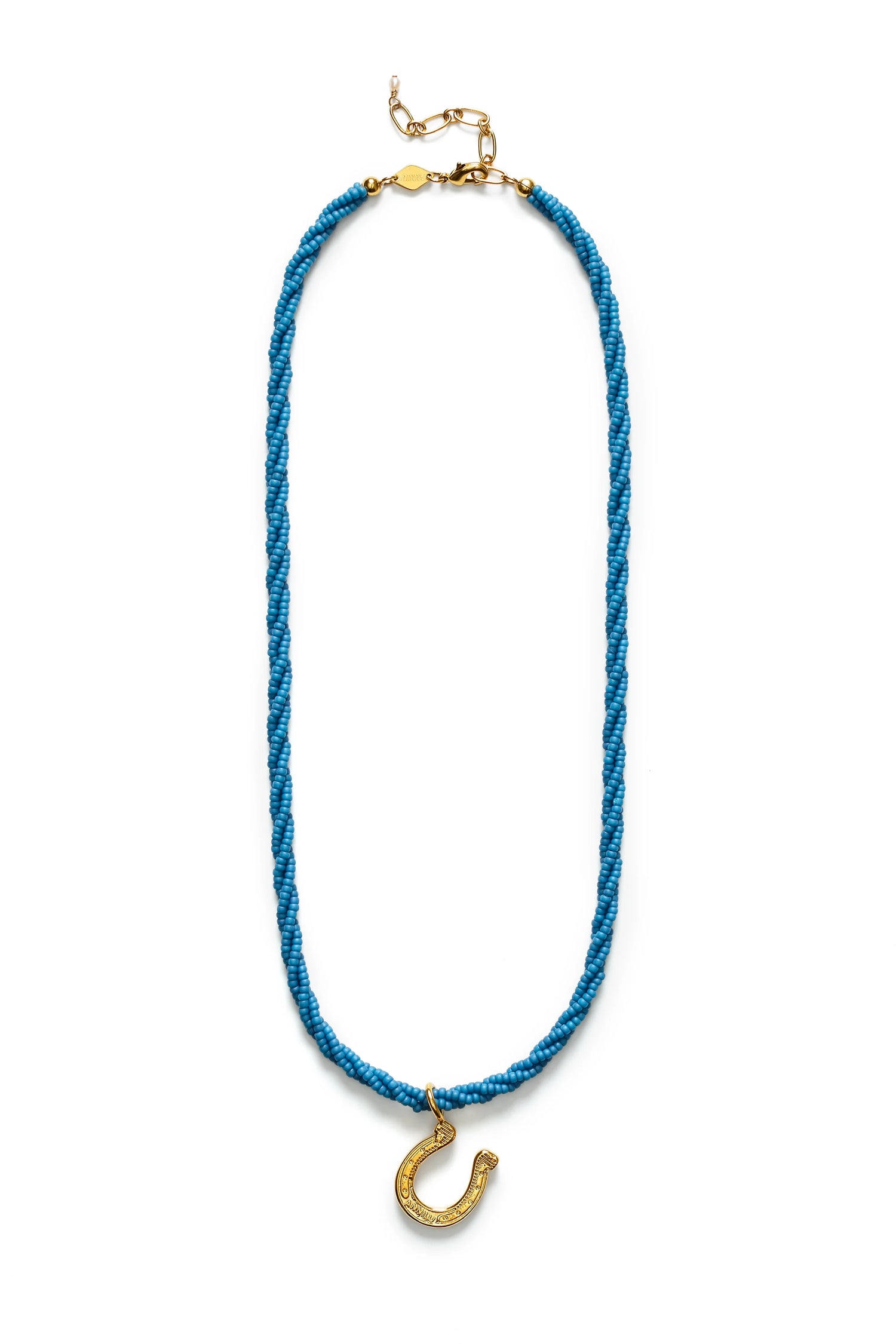 Anni Lu Lady Luck Necklace Faded Denim Laneway Boutique