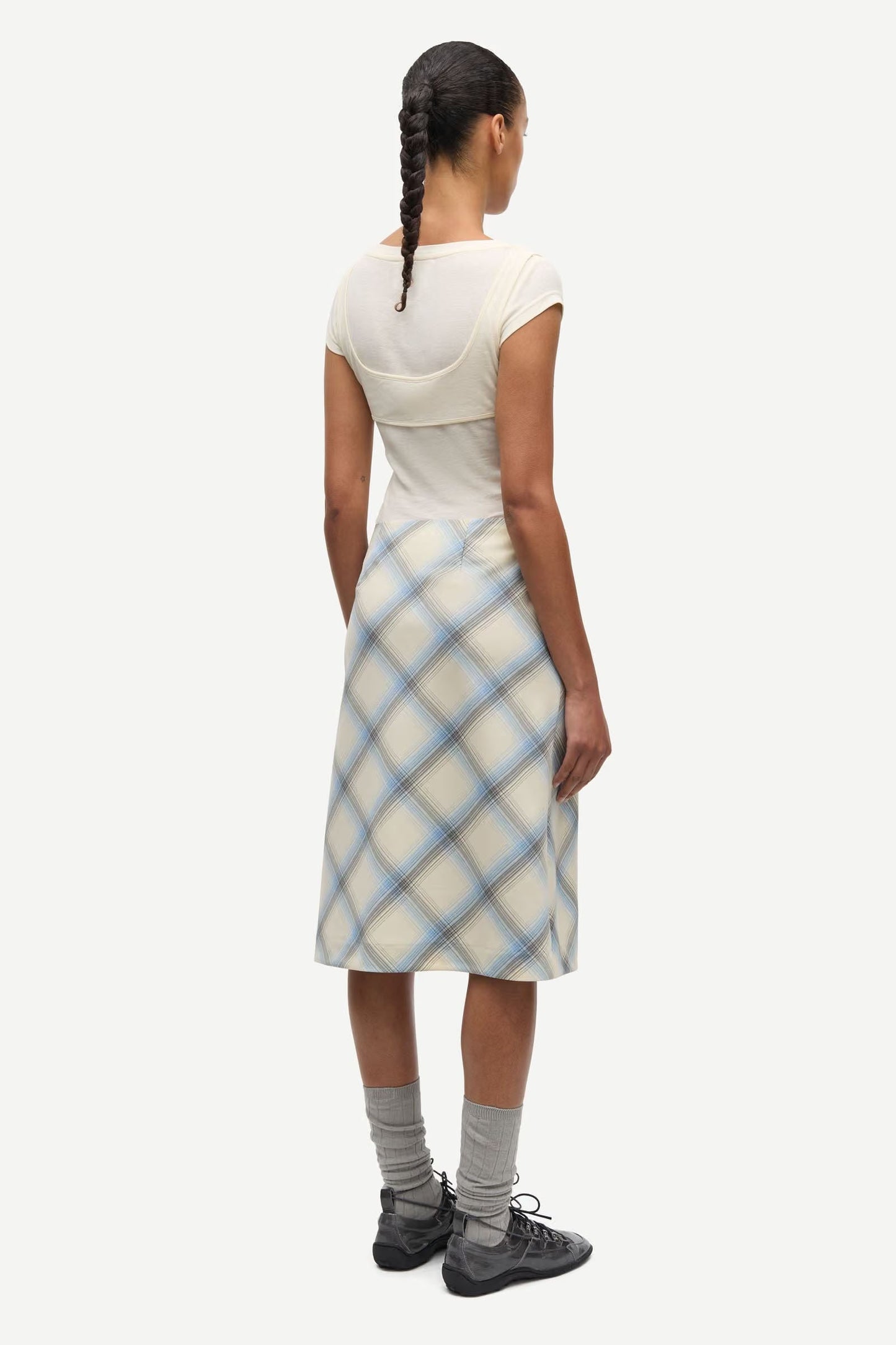 Samsoe Samsoe Sapalm skirt Checked