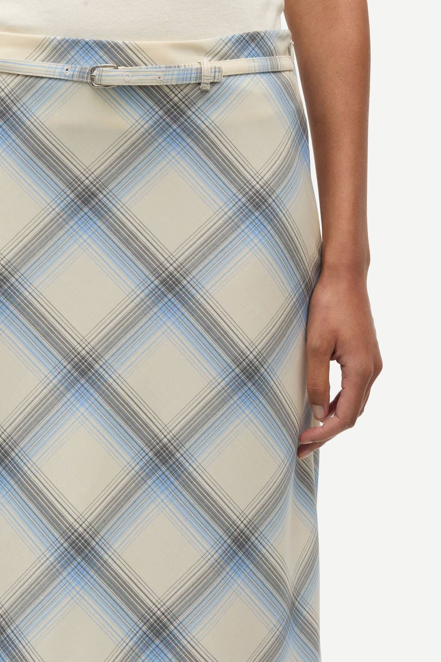 Samsoe Samsoe Sapalm skirt Checked