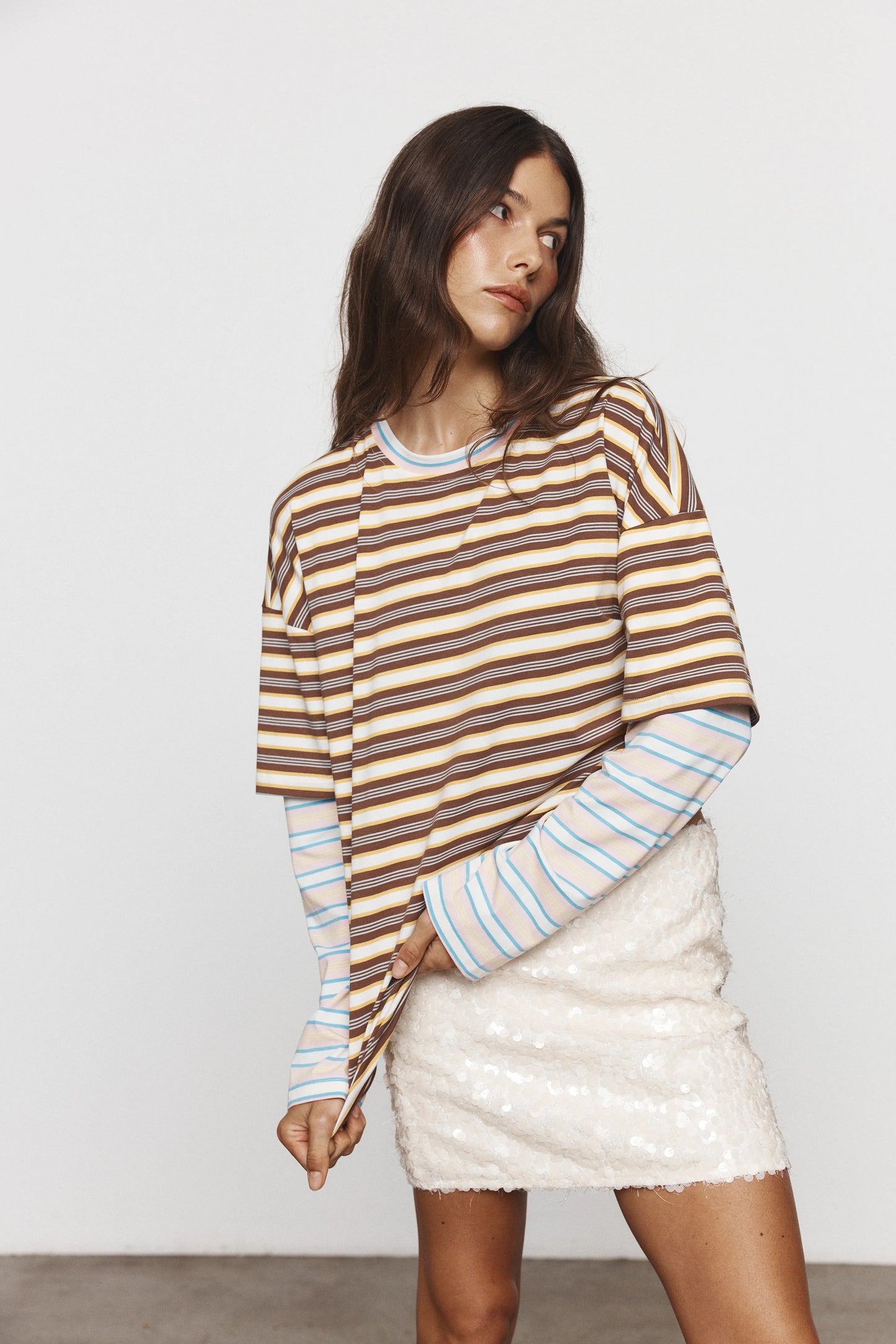 Blanca Faro Tee Brown