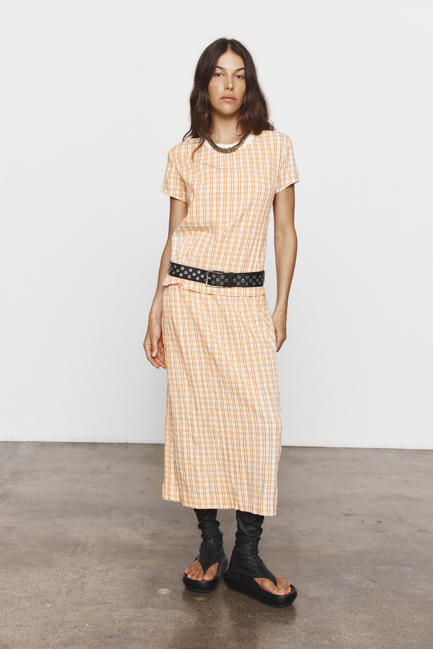 Blanca Rico Top Orange