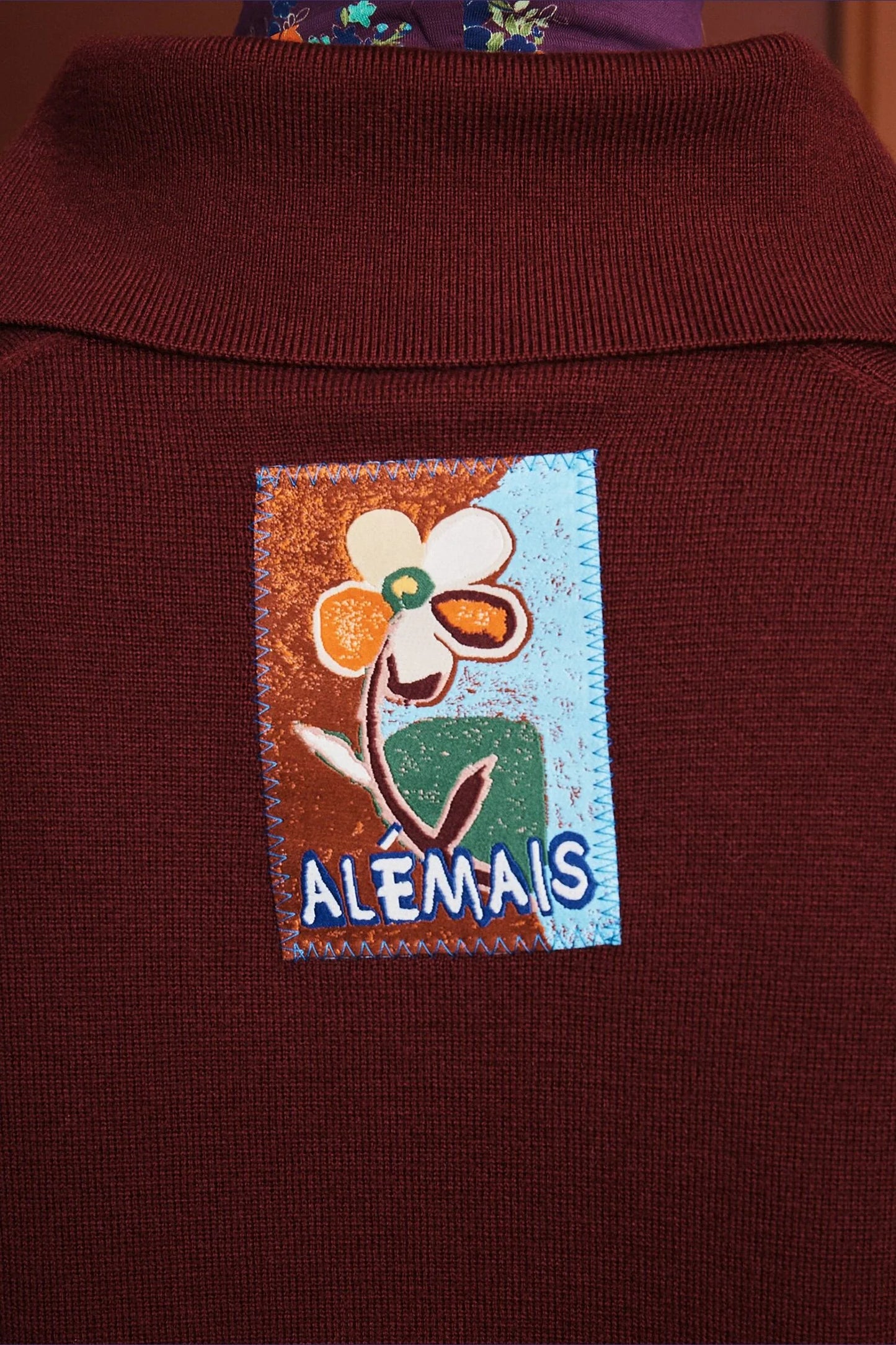 Claudia Plum Knit Polo