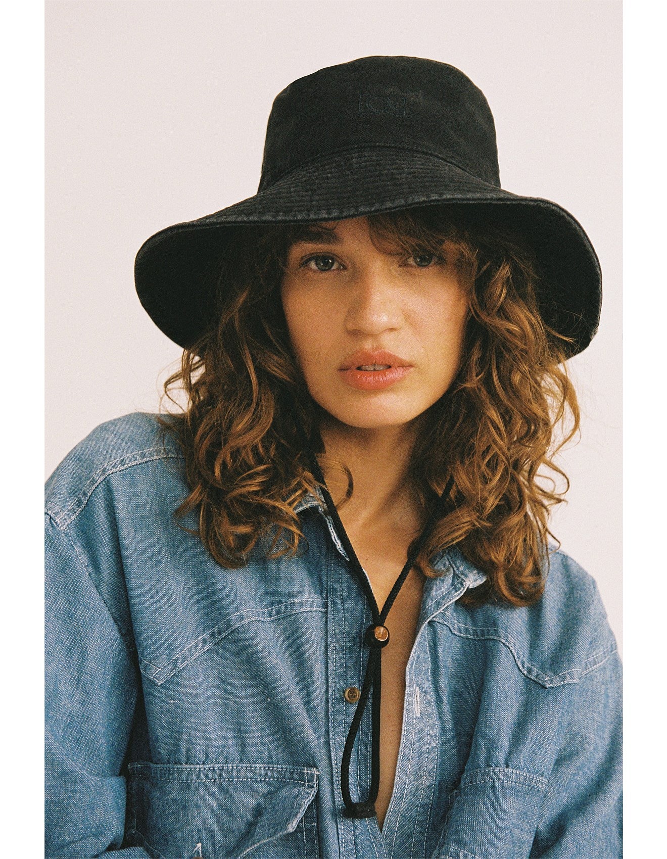 Lack of Color Vacay Bucket Washed Black