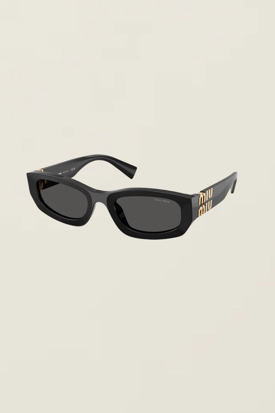 Miu Miu Rectangular Sunglasses Black 0MU B04S