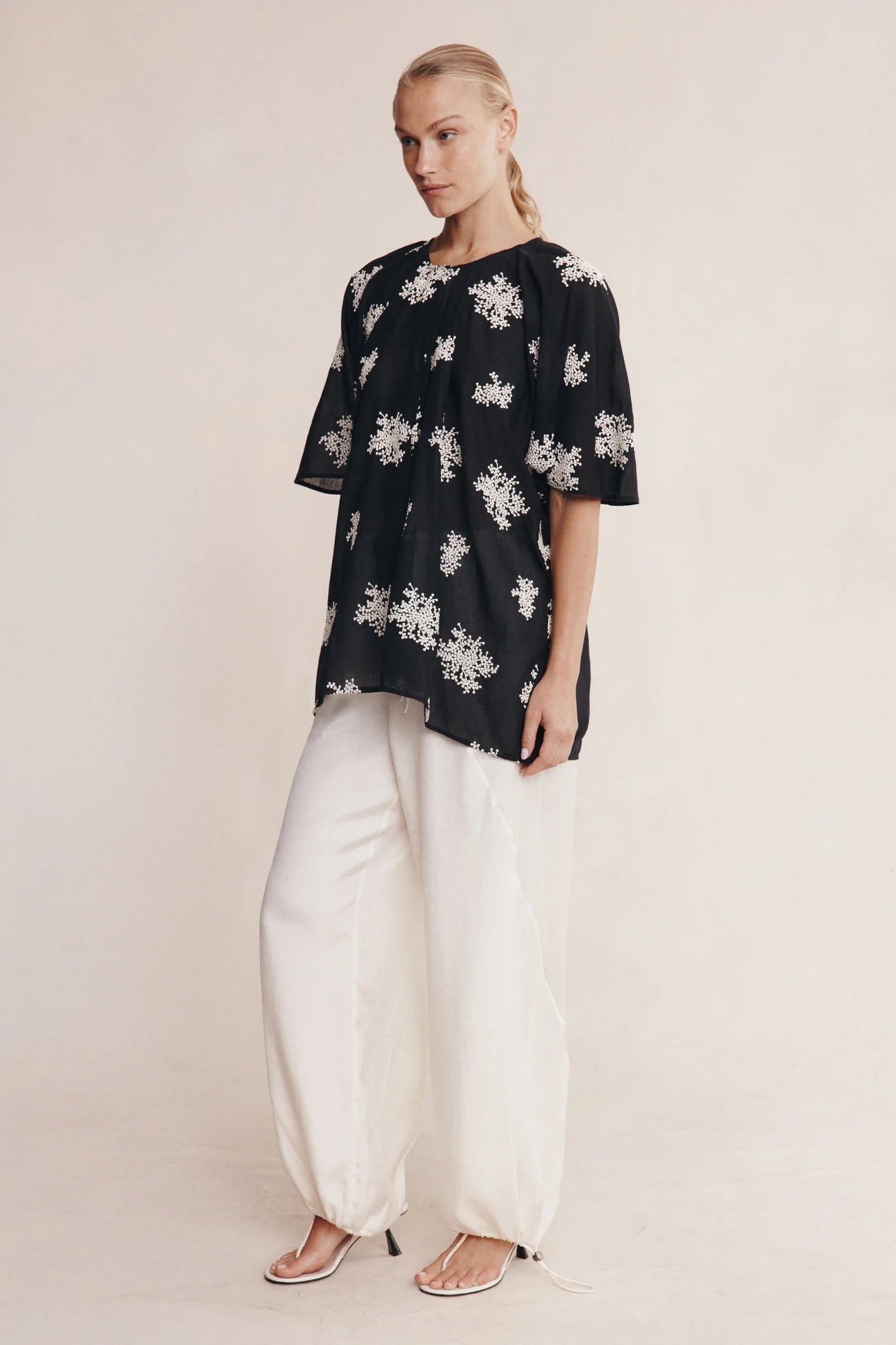 Marle Liberty Short Sleeve Shirt Rice Flower