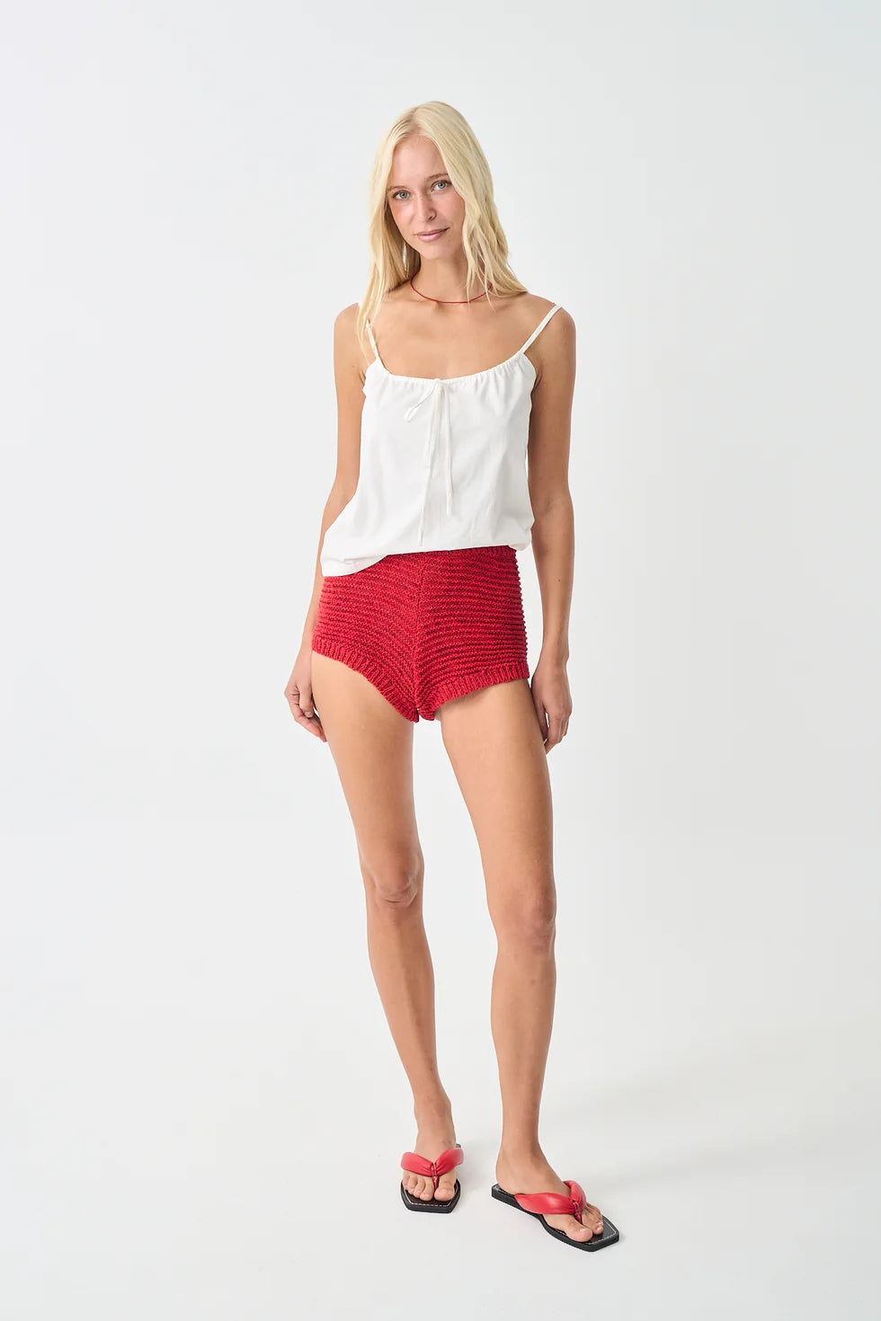 Near the Sea Holiday Top White