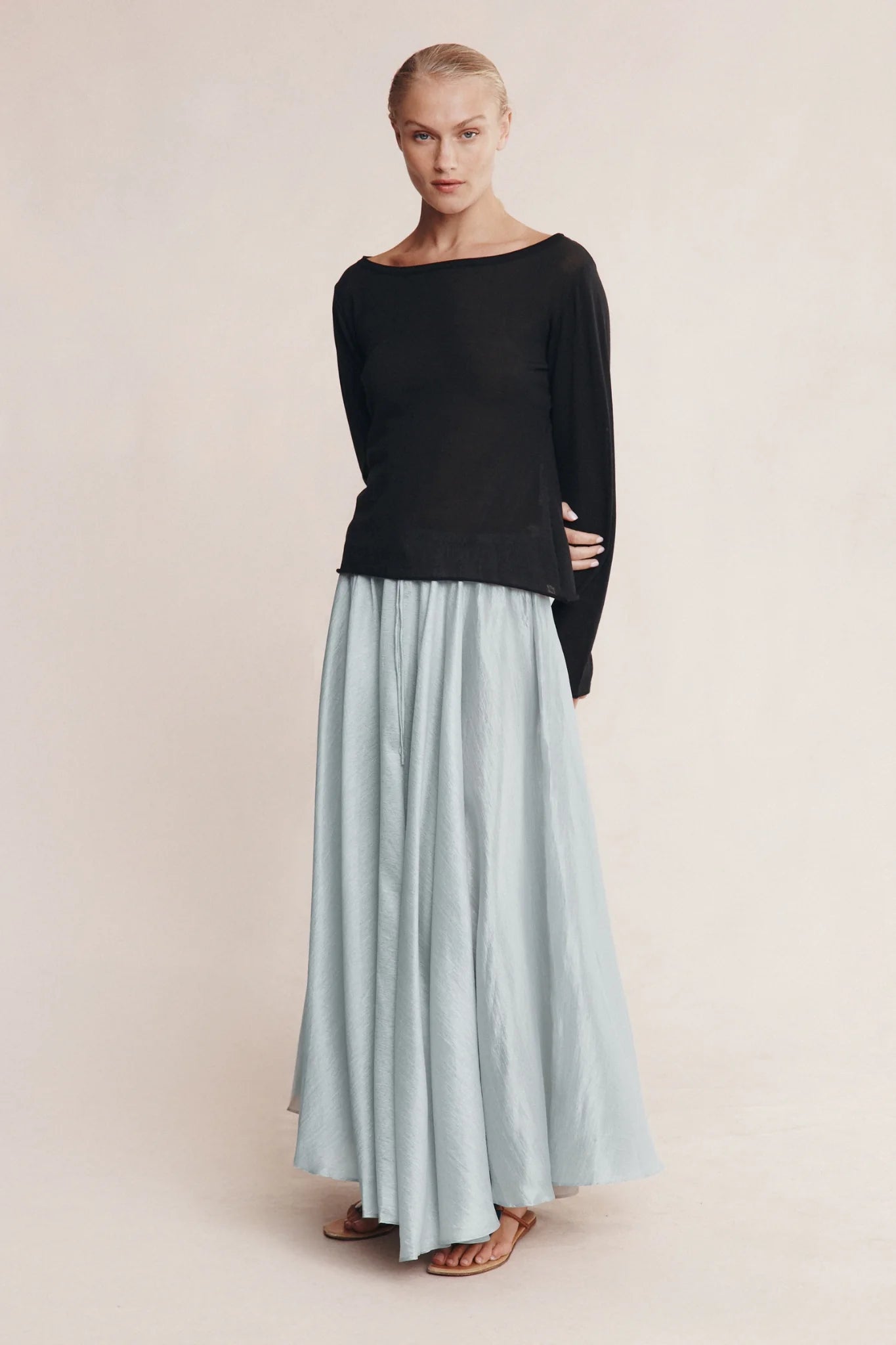 Marle Jill Knit Top Black