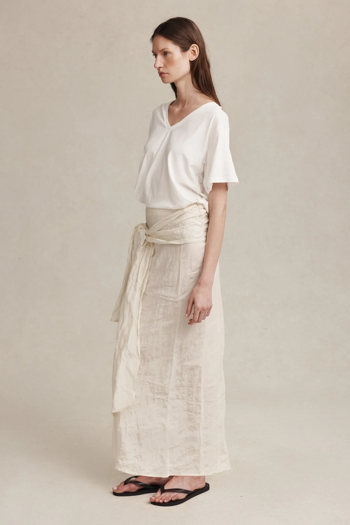 Marle Caster Skirt Ivory