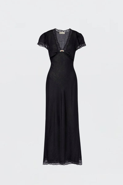 Rixo Clarice Dress Black - Laneway Boutique