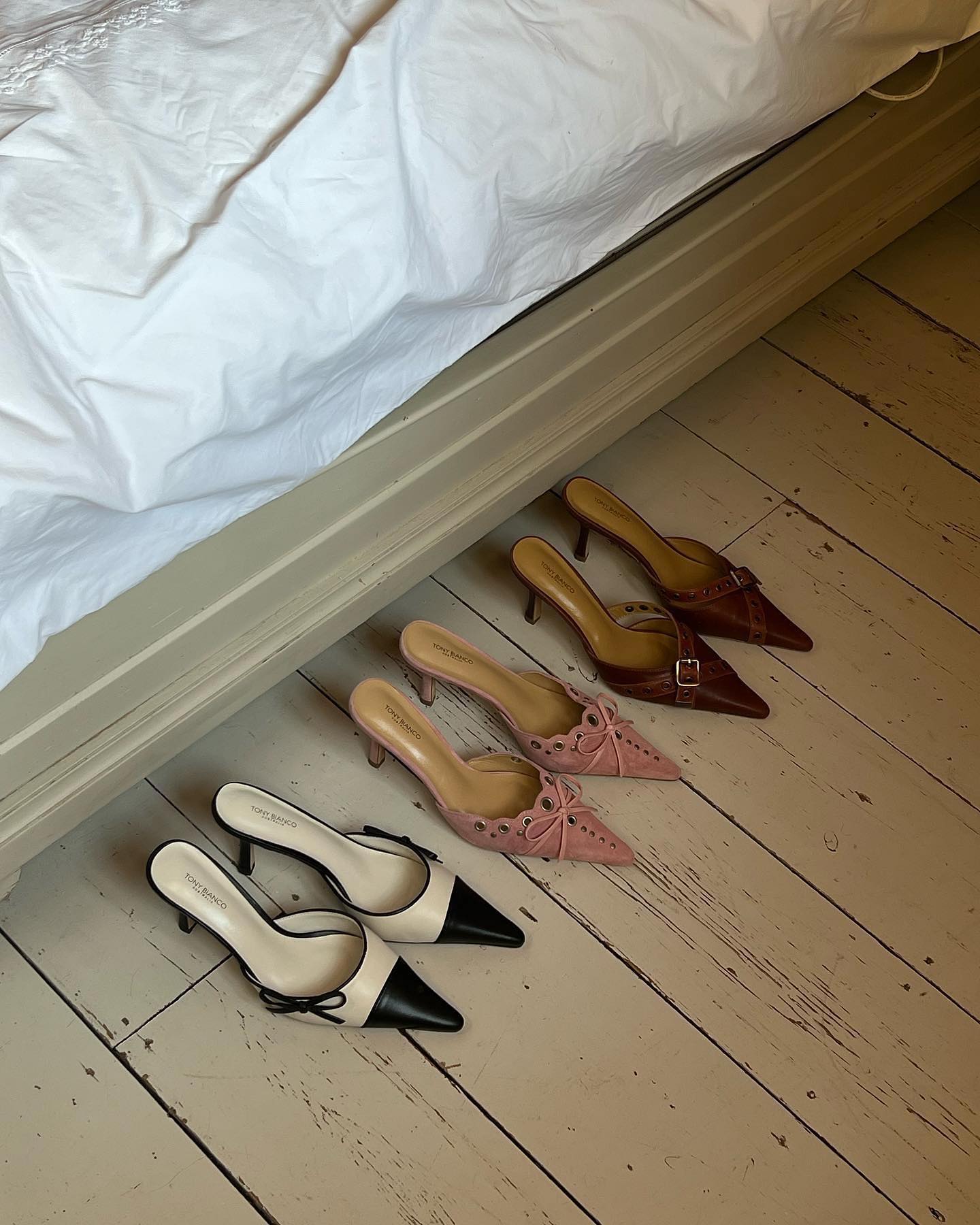 Tony Bianco Shae Mule Blossom Suede Laneway Boutique