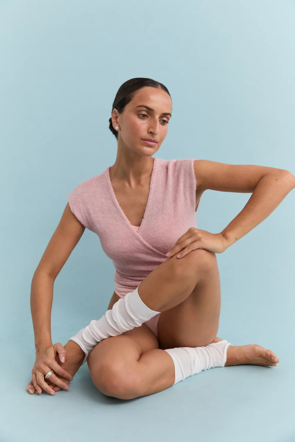 Wrap Vest Podwer Pink