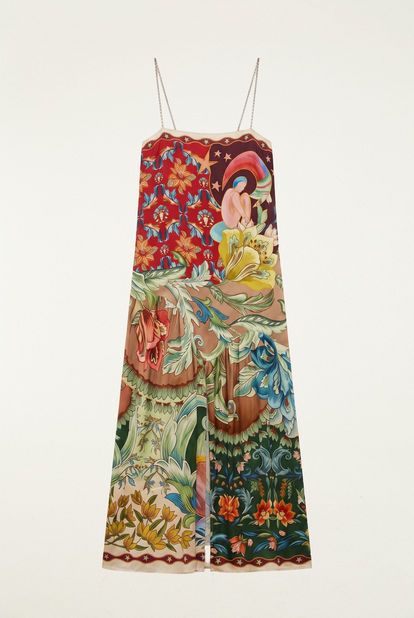 Farm Rio Lunar Boho Multi Maxi Dress