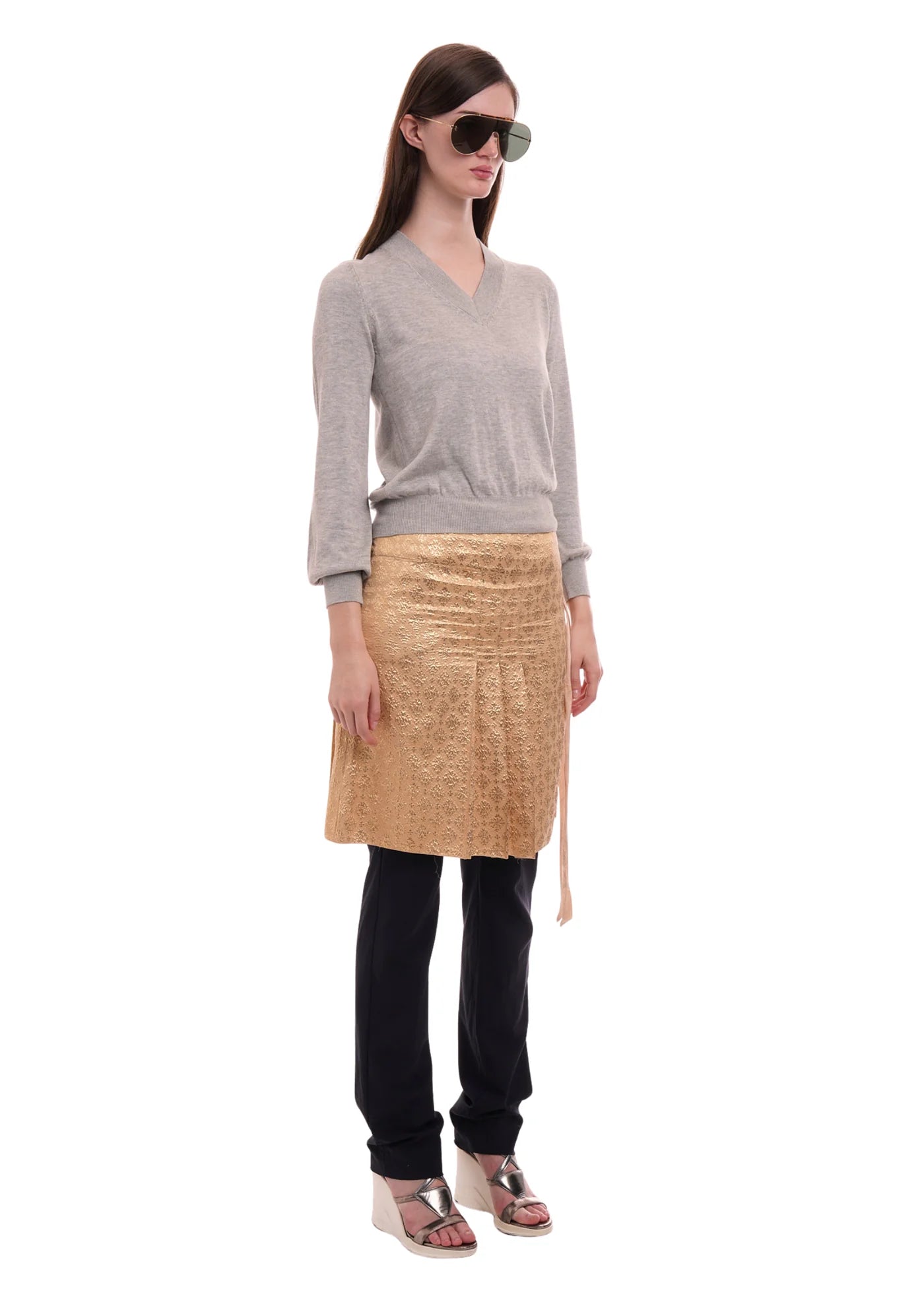 Nii hai Pullover Crop Grey Mar