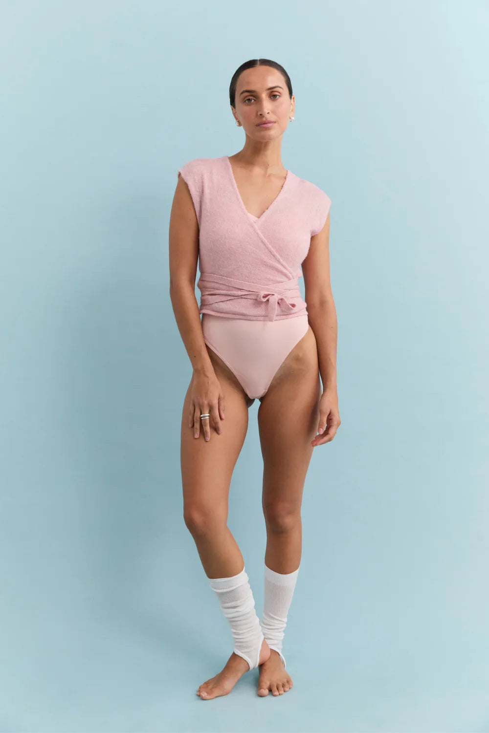 Wrap Vest Podwer Pink