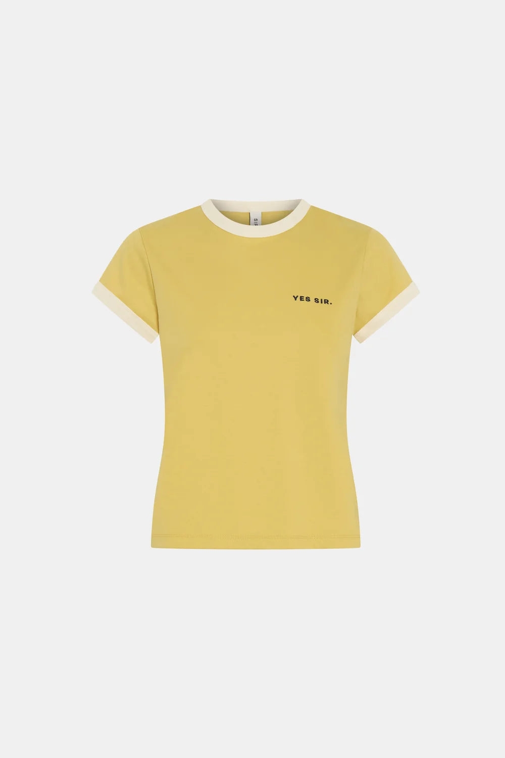 Yes Sir Fitted Tee Yellow