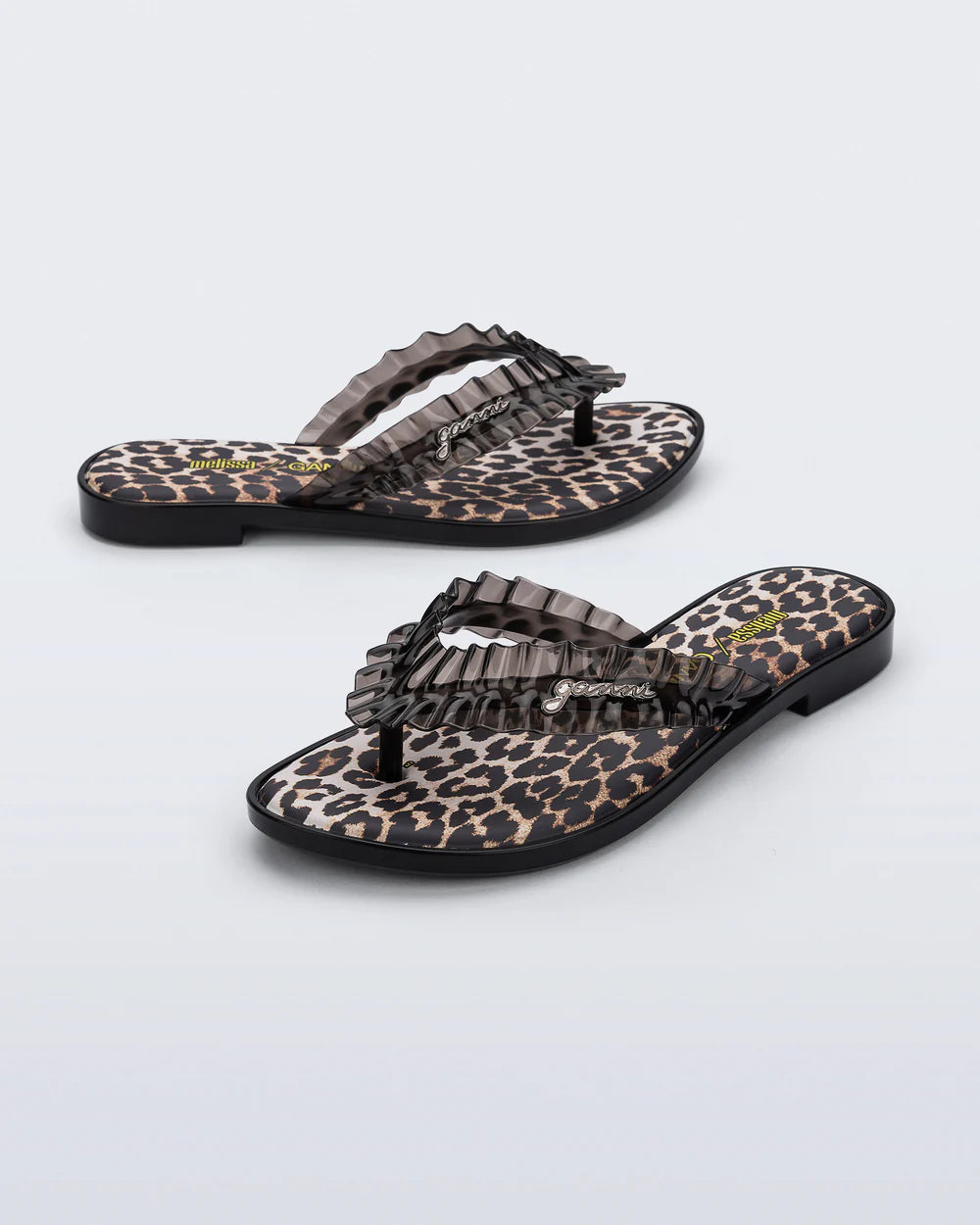 Melissa Flip Flop Slim Ganni Black