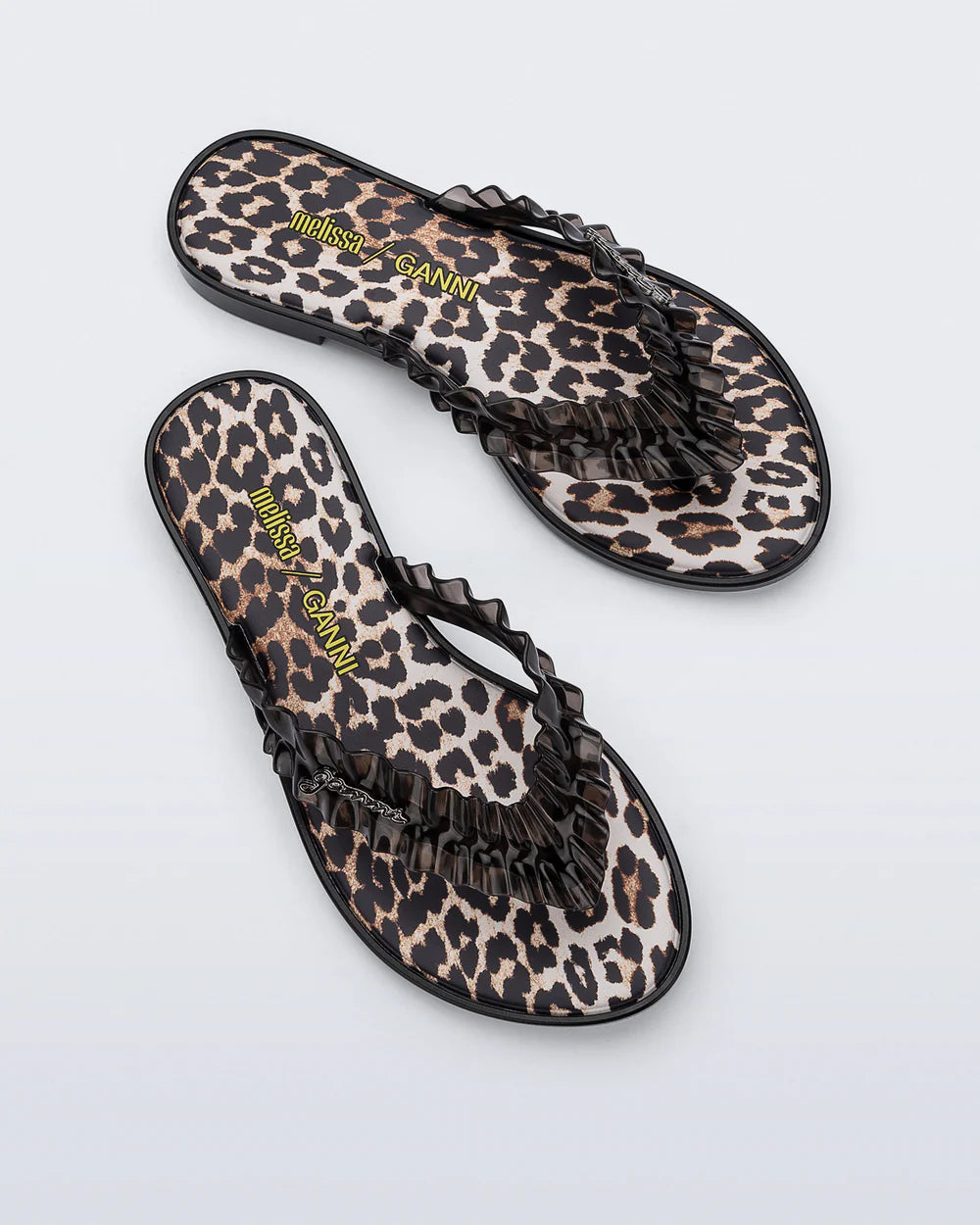 Melissa Flip Flop Slim Ganni Black