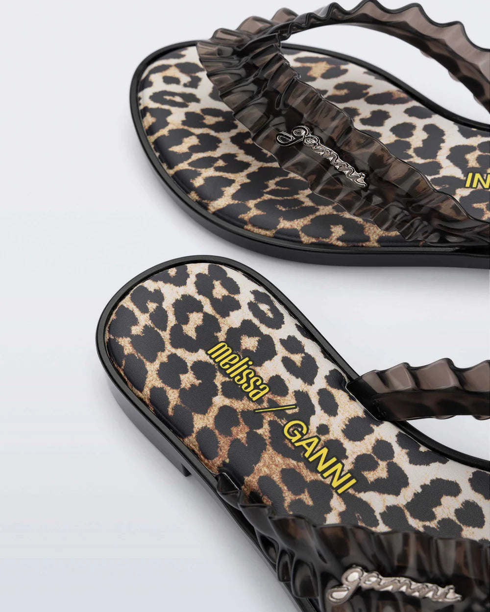 Melissa Flip Flop Slim Ganni Black