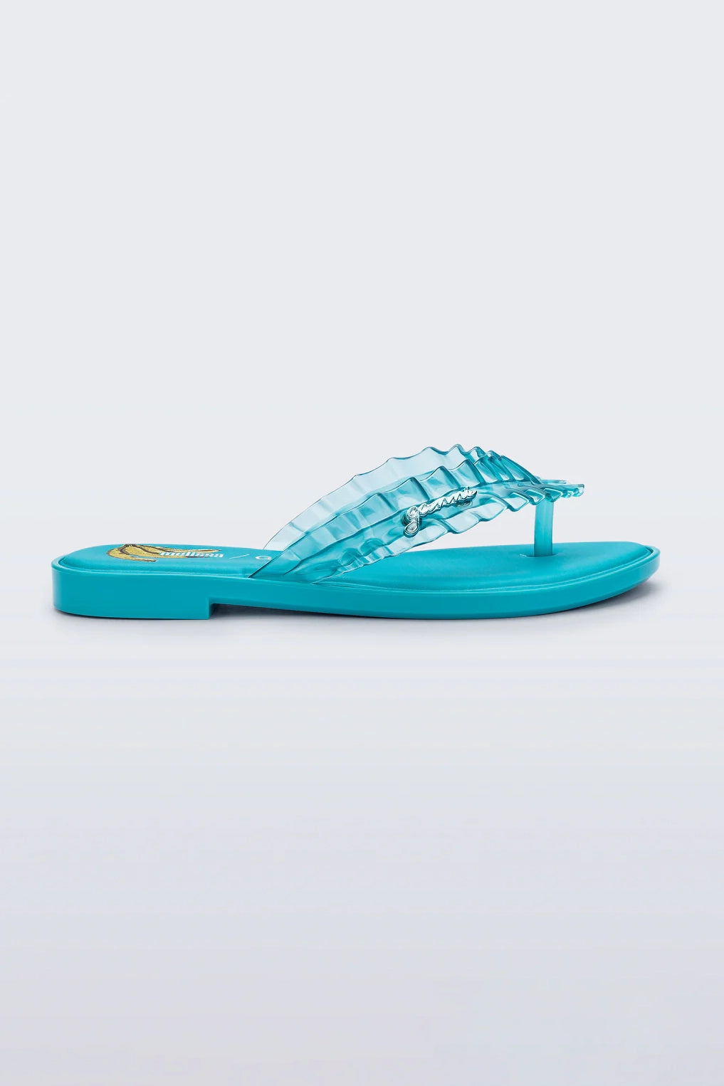 Melissa Flip Flop Slim Ganni Blue
