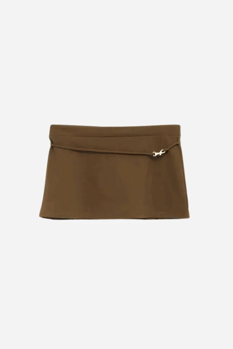 Carolina Mini Skirt Brown