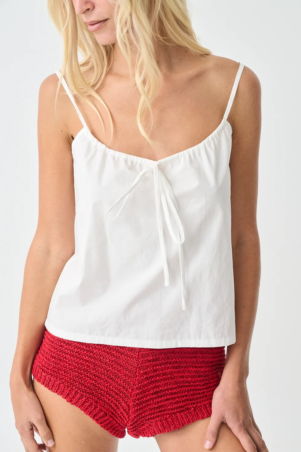 Near the Sea Holiday Top White