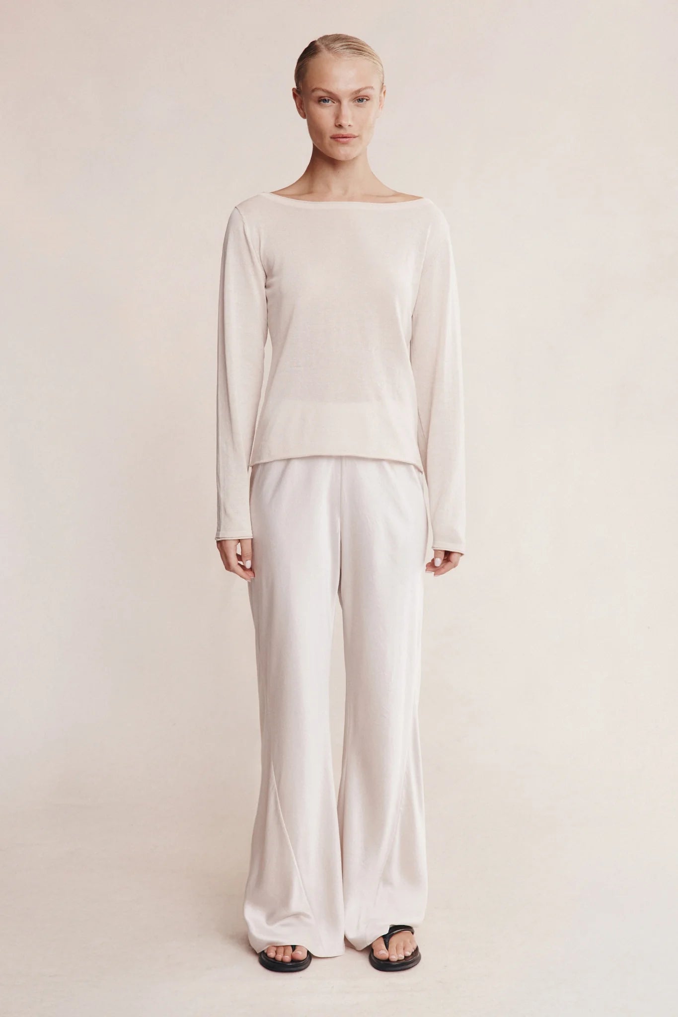 Marle Jill Knit Top Pearl