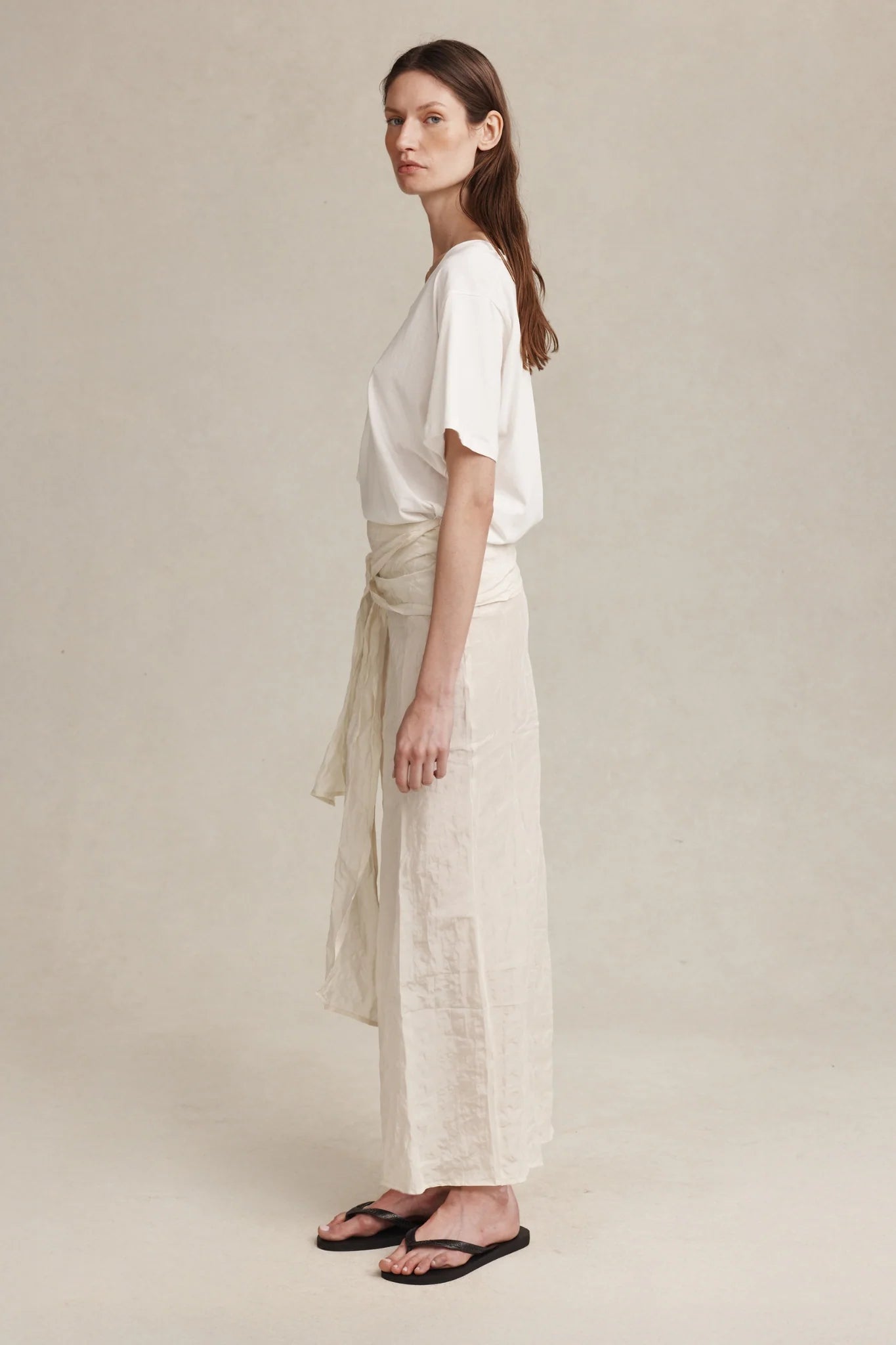 Marle Caster Skirt Ivory