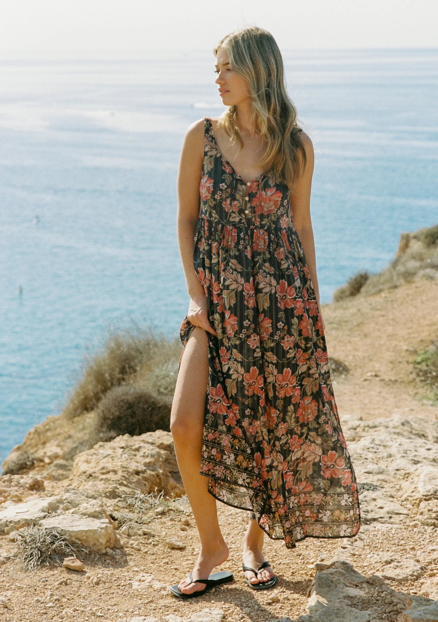 Beachside Maxi Dress Black
