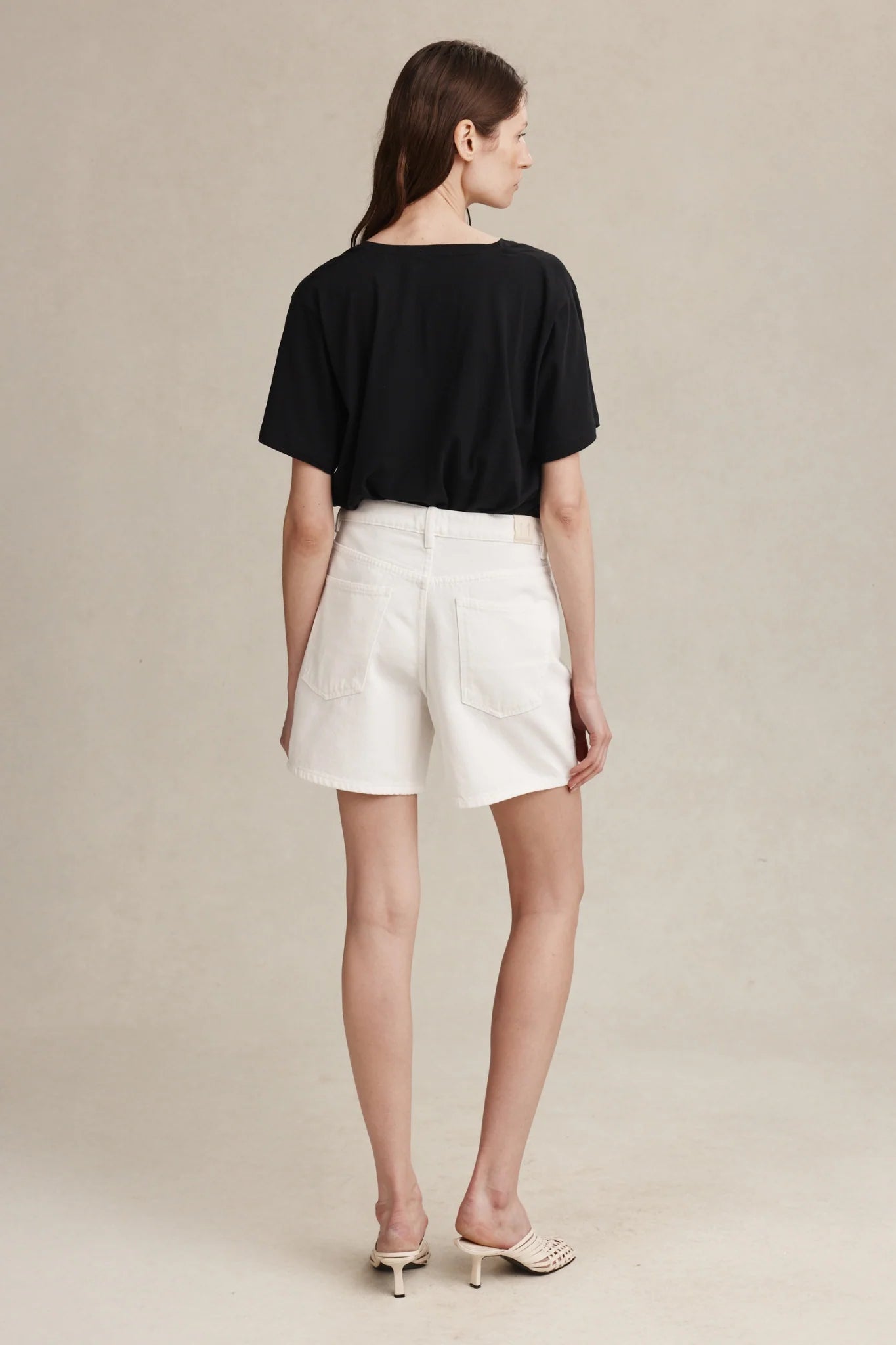 Marle Classic Jean Short Blanc