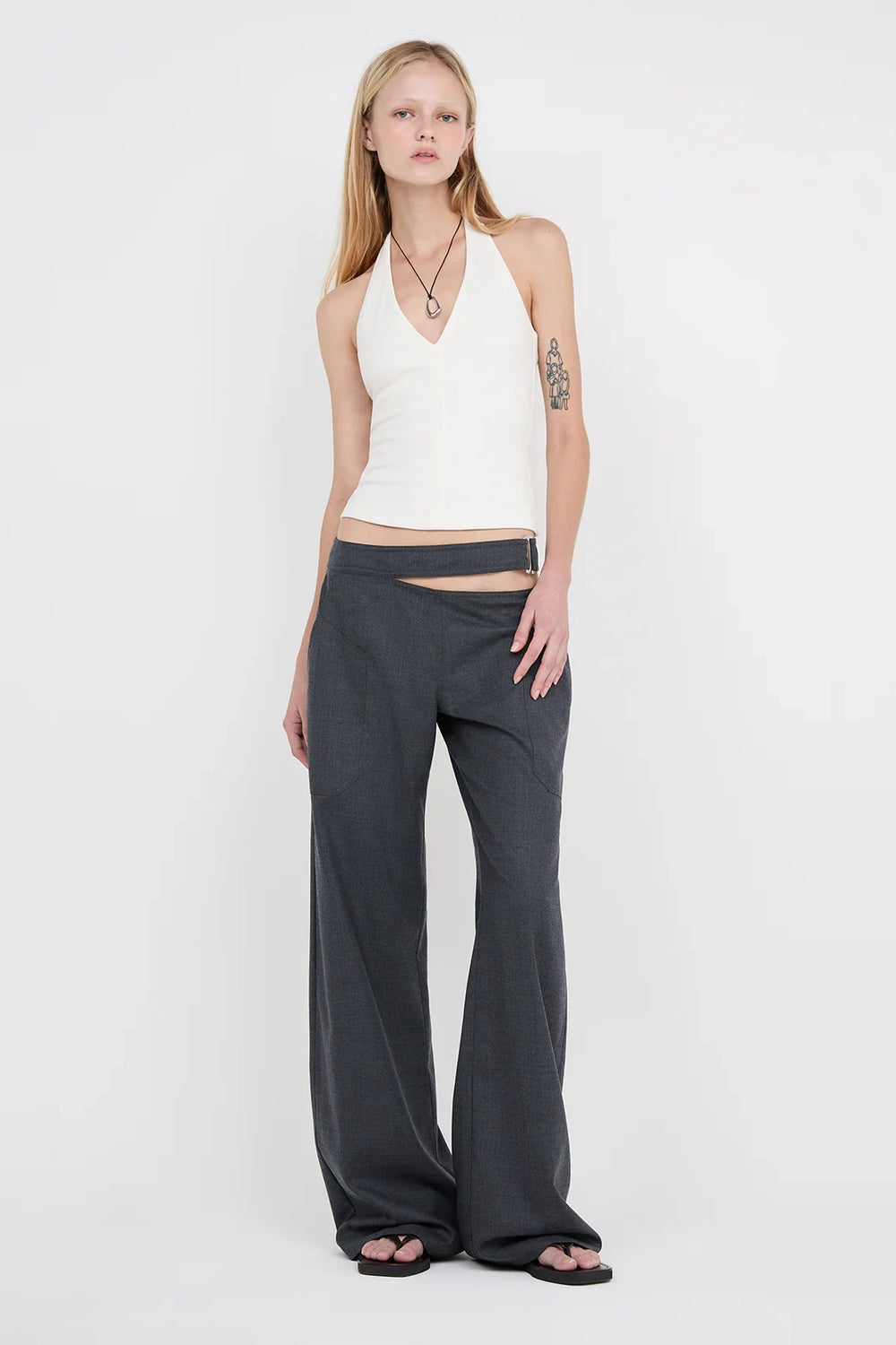 Ione Halter Top Ivory