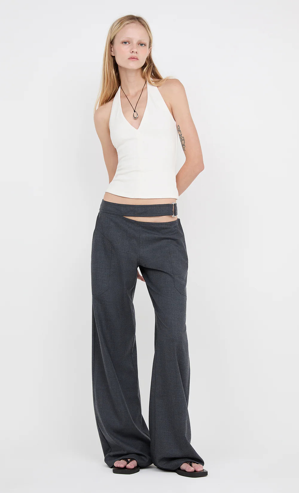 Ione Halter Top Ivory