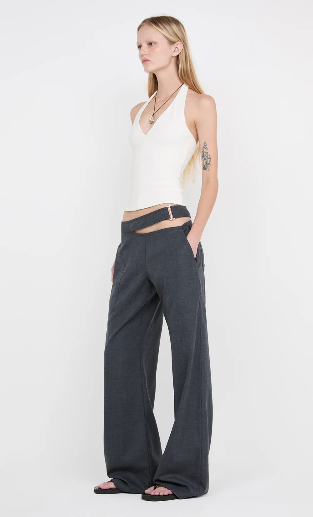 Ione Halter Top Ivory