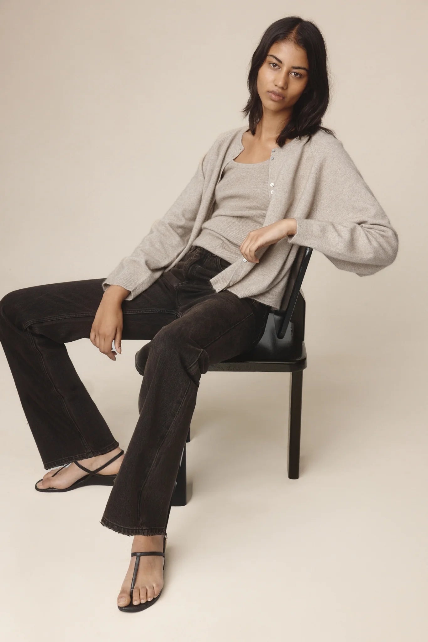 Babette Cardigan Buff