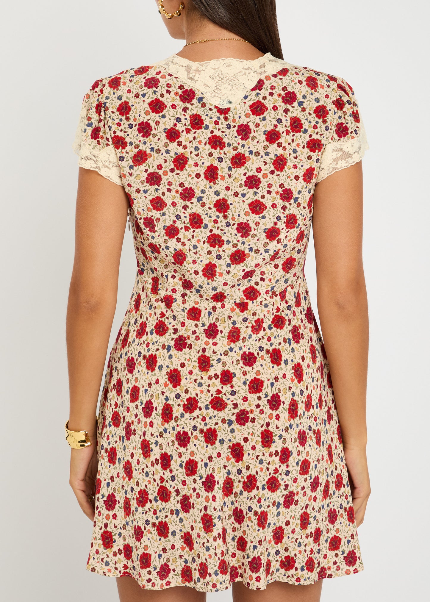 Lacie Dress Eva Floral Cream