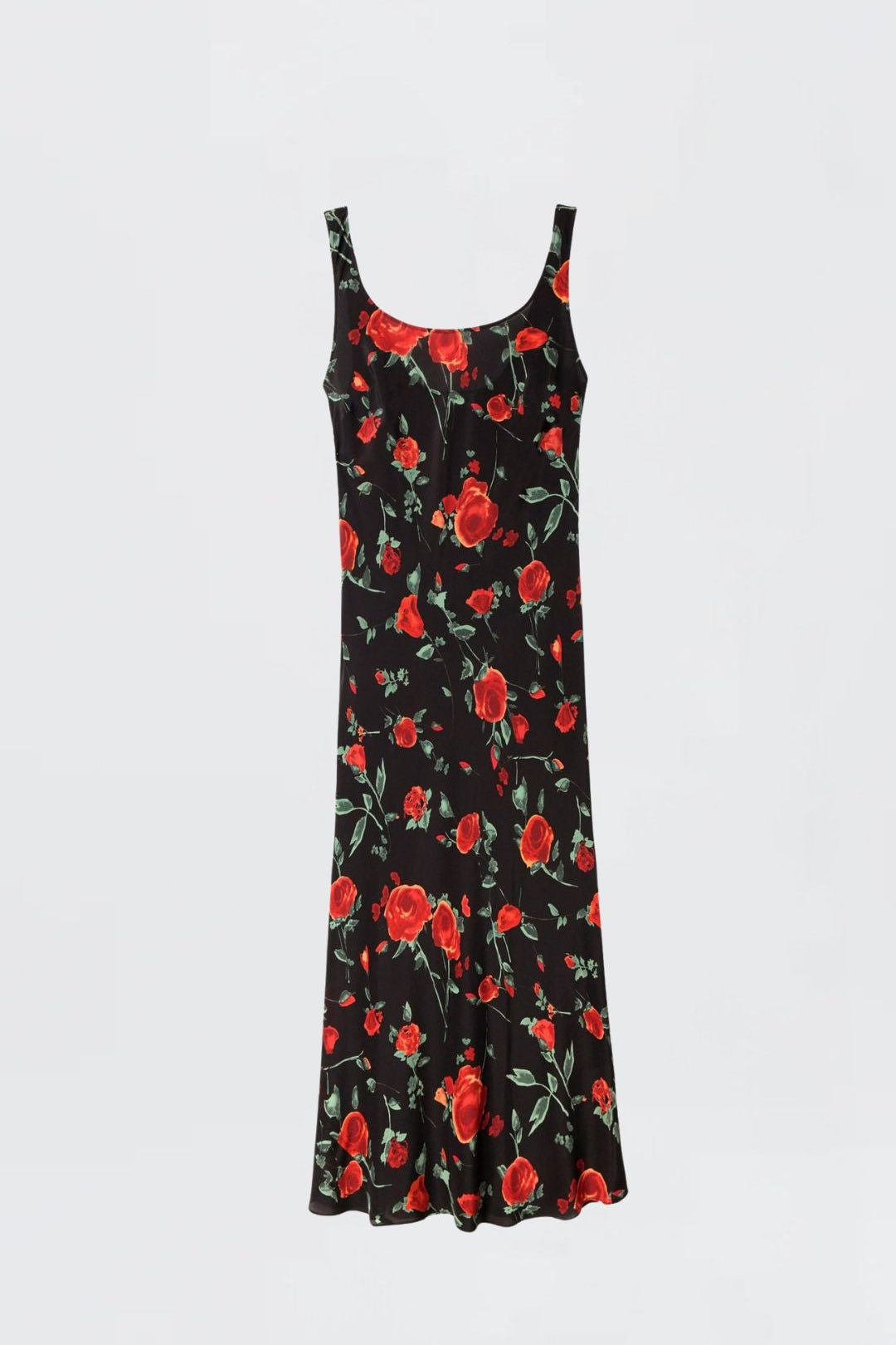 Bondi Silk Midi Dress Claudia Rose Black