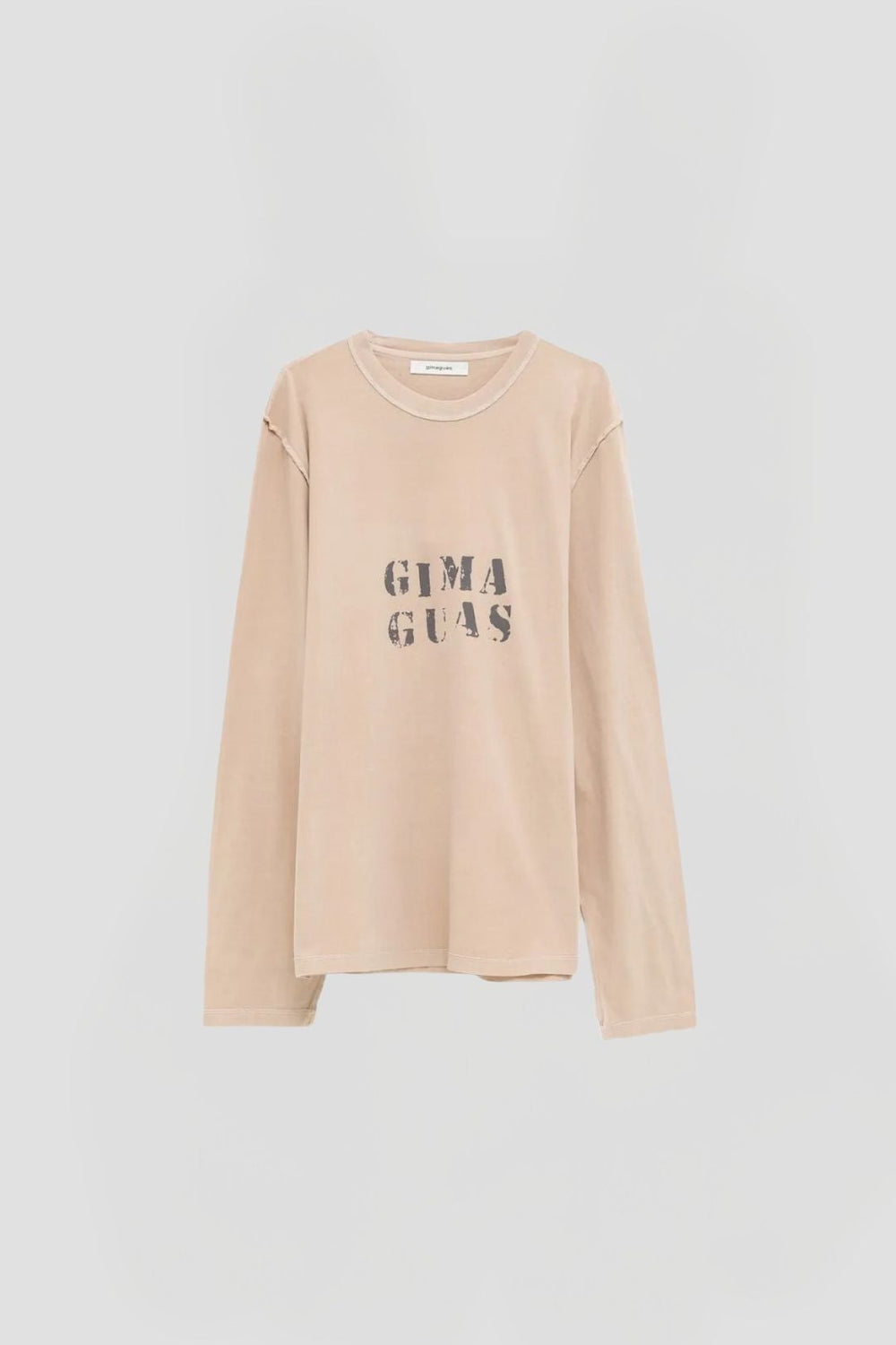 Gimaguas Gima Long Sleeve T Shirt Beige - Laneway Boutique