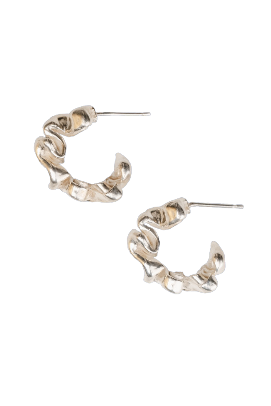 Melt Earrings Silver