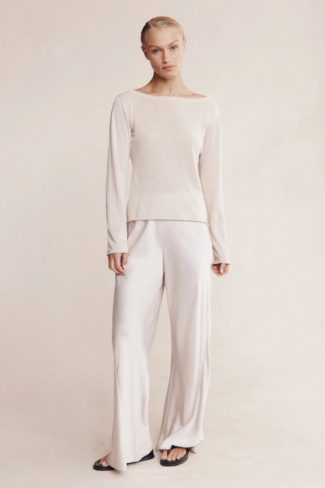 Marle Jill Knit Top Pearl