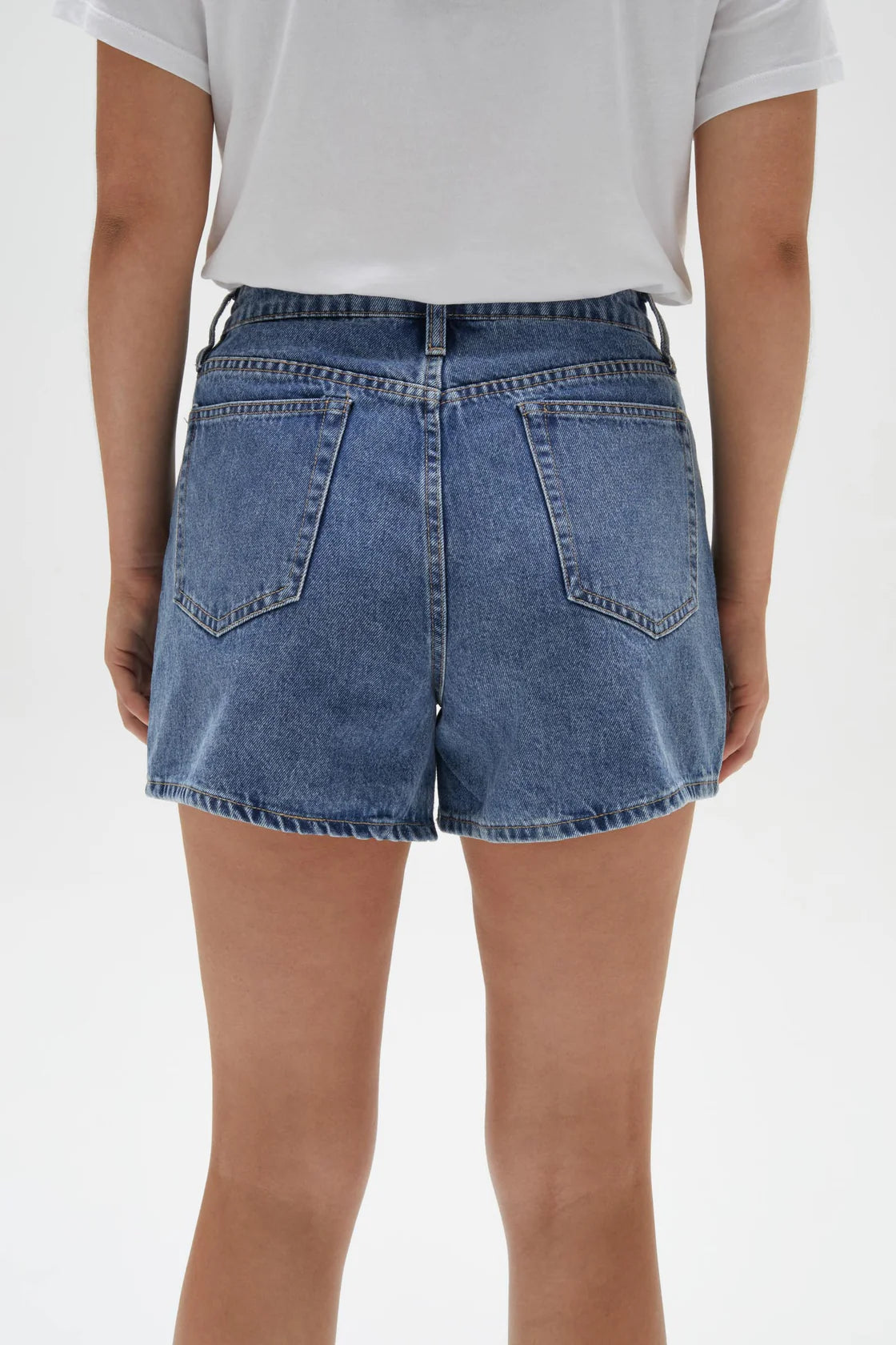 Vintage Denim Short Dark Stone